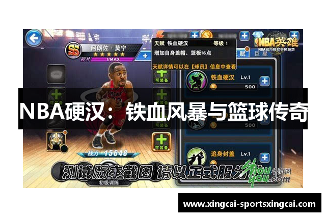 NBA硬汉：铁血风暴与篮球传奇